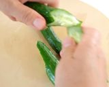３分！叩ききゅうりの塩昆布のせ作り方1写真
