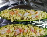 毛ガニとズッキーニのチーズ焼き作り方8写真