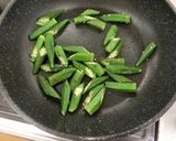 オクラのごま炒め作り方3写真