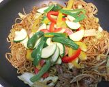夏野菜のスパイシー焼きそば作り方9写真