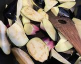 茄子と焼きちくわの焼き浸し　青紫蘇風味　作り方1写真