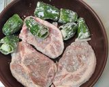 ご飯が進む!カリカリ豚と丸ごとピーマン 作り方5写真