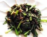 ニラと牛肉の韓国風味噌炒め作り方6写真