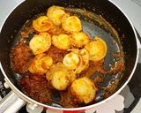ベビーホタテのマーシャージャン照り焼き風作り方4写真