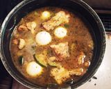 手羽元とズッキーニの冷やしカレーつけ麺作り方5写真
