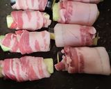 なすの肉巻き甘辛生姜炒め、しめじ添え作り方1写真