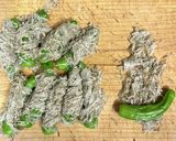 ししとうの天ぷら☆とろろ昆布巻き作り方3写真