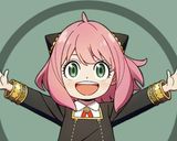 スパイファミリー　アーニャキャラケーキ作り方1写真
