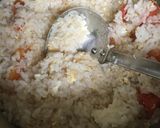 トマトとしらすの味噌汁おじや作り方1写真