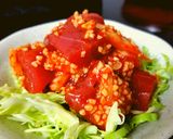 和えるだけ！マグロのキムチ納豆作り方5写真