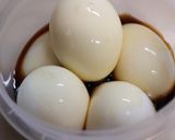 冷蔵庫から出したての卵で作る煮卵★中華風作り方4写真