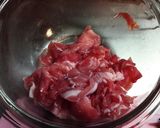豚肉翡翠炒め風作り方2写真