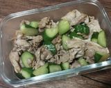 豚肉翡翠炒め風作り方9写真
