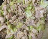 キャベツとお肉の味噌炒め作り方6写真