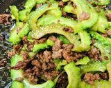 ゴーヤのそぼろ炒め●ゴーヤーそぼろ丼に！作り方3写真