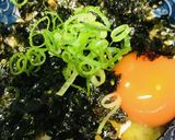 玉かけごはん●甜麺醤と韓国海苔の麦ごはん作り方2写真