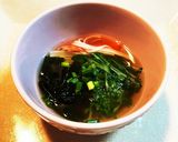 キノコのお出汁で豆苗シャキシャキスープ作り方3写真