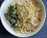 豆乳胡麻だれぶっかけうどん作り方4写真