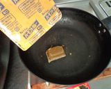 最速の金曜日のカレー（中華あじと卵）作り方3写真