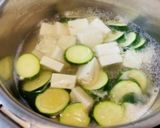 ＊ズッキーニと豆腐のみそ汁＊作り方2写真