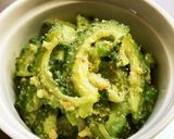 レンジで時短#ゴーヤの胡麻酢和え作り方5写真