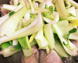 鶏もも肉と青梗菜のオイスターソース炒め作り方4写真