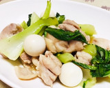 鶏もも肉と青梗菜のオイスターソース炒め作り方7写真