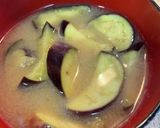 #レンチンで簡単#色良い#ナスの味噌汁作り方6写真