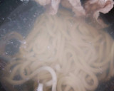 からしマヨつゆで冷やし豚しゃぶうどん作り方4写真