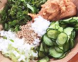 暑い夏を乗り切るたっぷり薬味の冷汁作り方3写真