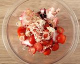 たことトマトのさっぱり薬味和え作り方7写真