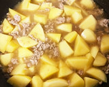 じゃがいもともやしのそぼろ煮作り方4写真