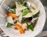 レンジ肉無豆腐簡単ざるラーメン味野菜炒め作り方13写真