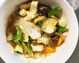 レンジ肉無豆腐簡単ざるラーメン味野菜炒め作り方15写真