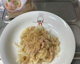 ツナで和えたうどん青じそ添え作り方8写真