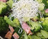 ベーコンとしらすとブロッコリー炒め作り方2写真