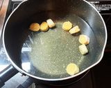 乾燥帆立の貝柱と水餃子のスープ作り方3写真