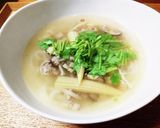 簡単！豚挽き肉と海老のライム風味スープ♪作り方6写真