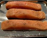 Garlic Caper Salmon作り方1写真
