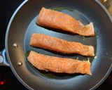 Garlic Caper Salmon作り方3写真