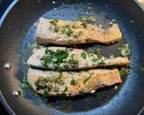 Garlic Caper Salmon作り方7写真