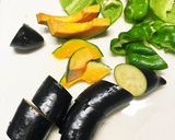 なす主役♪夏野菜とカニカマのアヒージョ☆作り方2写真