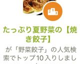 たっぷり夏野菜の【焼き餃子】作り方8写真