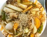 全てレンジもやし入甘辛wソース味甘酢酢豚作り方17写真