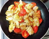 ぷりぷり鶏もも肉とトマトの塩胡椒焼き作り方9写真