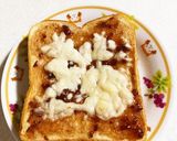つぶあんジャムとチーズのトースト作り方4写真