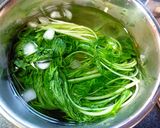 梅干と水菜のシャキシャキ漬け作り方3写真