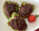 タネ入りピーマンの肉詰め作り方14写真