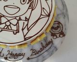 スパイファミリー　アーニャキャラケーキ作り方17写真