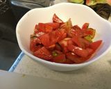 ナスとトマトのスパゲッティ作り方1写真